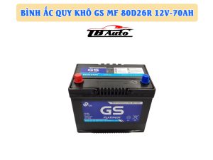 Bình ắc quy khô GS MF 80D26R 12V-70AH TB Auto