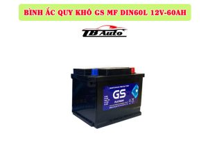 Bình ắc quy khô GS MF DIN60L 12V-60AH  2 Bình ắc quy khô GS MF DIN60L 12V-60AH có khả năng tự phóng điện thấp