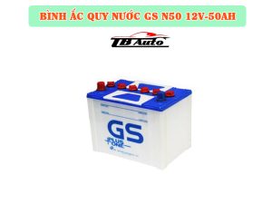 Bình ắc quy nước GS N50 12V-50AH  1 Bình ắc quy nước GS N50 12V-50AH TB Auto