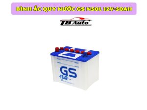 Bình ắc quy nước GS N50L 12V-50AH TB Auto
