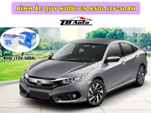 Bình ắc quy nước GS N50L 12V-50AH có thiết kế một cách tỉ mỉ
