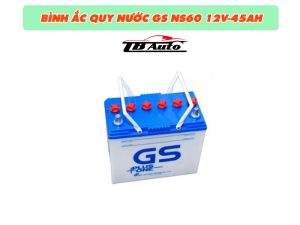 Ắc quy nước GS NS60 12V-45AH có khả năng chống va đập, rung động