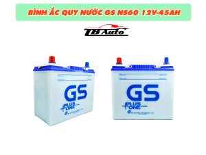 Ắc quy nước GS NS60 12V-45AH giúp cung cấp nguồn điện ổn định
