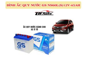 Bình ắc quy nước GS NS60L(S) 12V-45AH 4 Địa chỉ bán bình ắc quy nước GS NS60L(S) 12V-45AH uy tín tại TPHCM