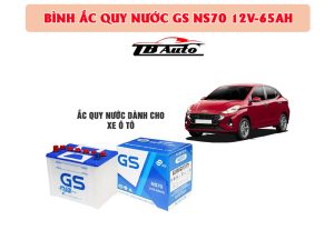 Địa chỉ lắp bình ắc quy nước GS NS70 12V-65AH uy tín tại TPHCM