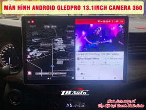 Màn hình Android OledPro 13.1inch camera 360 cho phép bạn kết nối Apple carplay không dây