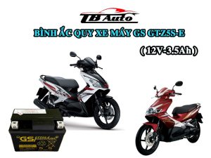 Bình ắc quy xe máy GS GTZ5S-E ( 12V-3.5Ah ) 3 Binh ac quy xe may GS GTZ5S E 2