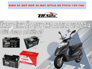 Bình ắc quy xe máy Attila GS YTX7A 12V-7AH 4 Địa chỉ lắp bình ắc quy xe máy Attila GS YTX7A 12V-7AH uy tín tại TPHCM