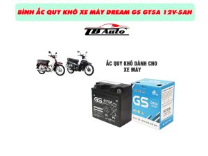 Bình ắc quy xe máy Dream GS GT5A 12V-5AH 3 Địa điểm bán bình ắc quy xe máy Dream GS GT5A 12V-5AH uy tín tại TPHCM