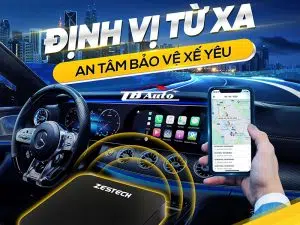 Android Box Zestech DX265 Plus giúp định vị quản lý xe từ xa