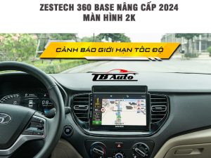 Màn hình Zestech 360 Base nâng cấp 2024 – Màn hình 2K 5 Zestech 360 Base còn có thể cảnh báo giới hạn tốc độ và hiển thị mật độ giao thông
