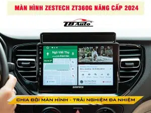 Màn hình Zestech ZT360G nâng cấp 2024 5 Chạy đa nhiệm ứng dụng cùng lúc vô cùng tiện ích