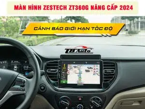 Màn hình Zestech ZT360G nâng cấp 2024 4 Giúp cảnh báo giới hạn tốc độ và hiển thị mật độ giao thông