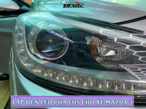 Lắp đèn led pha cos cho xe Mazda 3 1 H 3 13