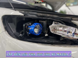Lắp đèn led pha cos cho xe Mazda 3 2 H 5 14
