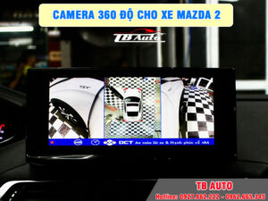 Camera 360 độ cho xe Mazda 2 4 Camera 360 độ cho xe Mazda 2 TB Auto