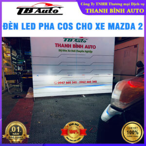 Đèn led pha cos cho xe Mazda 2 TB Auto