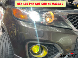 Địa chỉ lắp đèn led pha cos cho xe Mazda 2 uy tín chất lượng tại TPHCM
