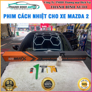 Dán phim cách nhiệt cho xe Mazda 2 tại TB Auto