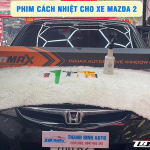 Địa chỉ dán phim cách nhiệt cho xe Mazda 2 uy tín chất lượng tại TPHCM