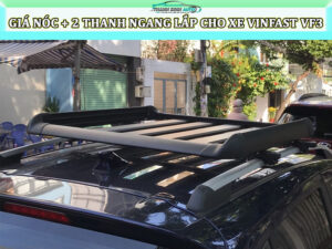 Combo giá nóc + 2 thanh ngang cho xe Vinfast VF3 5 H 5 WEB PHUKIEN