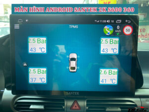 Địa điểm lắp màn hình Android Santek 2K S600 360 chất lượng tại tphcm