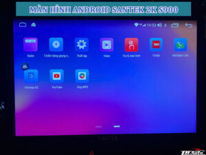 Màn hình Santek 2K S900 2 man hinh android santek 2k s900 thanh binh auto