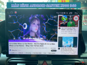Màn hình Santek X900 360 2 Giá lắp màn hình Android Santek X900 360 rẻ nhất tại Gò Vấp