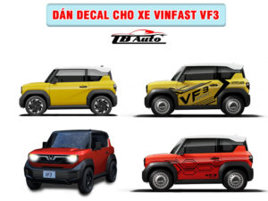 Địa chỉ dán decal cho xe Vinfast VF3 uy tín chất lượng tại Quận 9