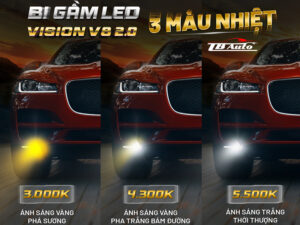 Đèn bi gầm Led Vision V8 2.0 3 Địa chỉ lắp đèn bi gầm Led Vision V8 2.0 uy tín chất lượng tại Quận 9