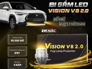 Đèn bi gầm Led Vision V8 2.0 1 Địa chỉ lắp đèn bi gầm Led Vision V8 2.0 uy tín chất lượng tại TP HCM