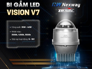Đèn bi gầm Nexway Vision V7 1 Địa chỉ lắp đèn bi gầm Nexway Vision V7 uy tín chất lượng tại TP HCM