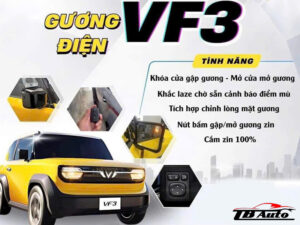 Địa chỉ lắp gập gương điện cho xe VinFast VF3 uy tín chất lượng tại TP HCM