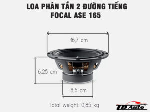 Loa phân tần 2 đường tiếng Focal ASE 165 1 Địa chỉ lắp loa phân tần 2 đường tiếng Focal ASE 165 uy tín chất lượng tại TP HCM