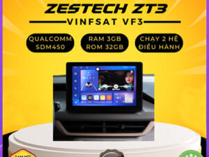 Màn hình Android Zestech ZT3 cho xe VinFast VF3 Thanh Bình Auto