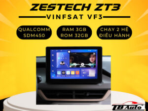 Màn hình Android Zestech ZT3 cho xe VinFast VF3 2 Địa chỉ lắp màn hình Android Zestech ZT3 cho xe VinFast VF3 uy tín chất lượng tại Quận Gò Vấp