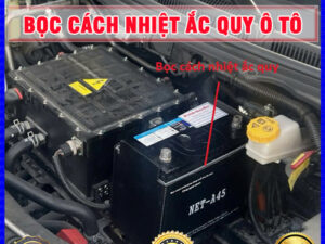 Bọc cách nhiệt ắc quy ô tô Thanh Bình Auto