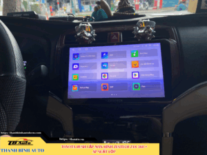 Toyota Rush lắp màn hình Zestech Z18 360 + Áp suất lốp Thanh Bình Auto