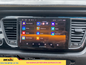 Kia Sedona lên màn hình Zestech Z18 360 Thanh Bình Auto