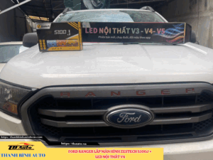Ford Ranger gắn màn hình Zestech S100J + Led nội thất V4 8 Ford Ranger gắn màn hình Zestech S100J + Led nội thất V4 Thanh Bình Auto