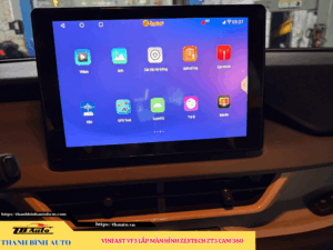 VinFast VF3 lên màn hình Zestech ZT3 Cam 360 Thanh Bình Auto