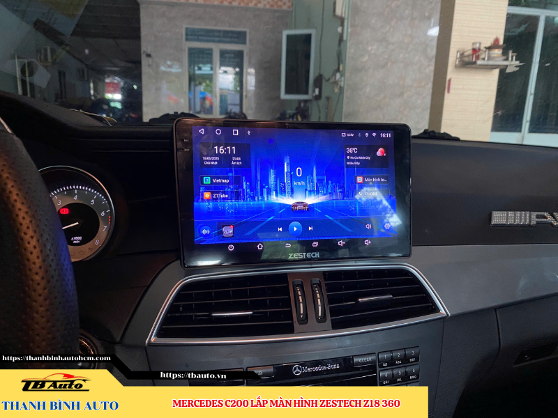 Mitsubishi Xpander lên màn hình Zestech ZT 2K 360 Thanh Bình Auto