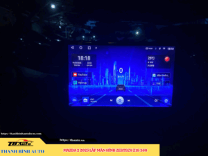 Mazda 2 2025 lên màn hình Zestech Z18 360 Thanh Bình Auto