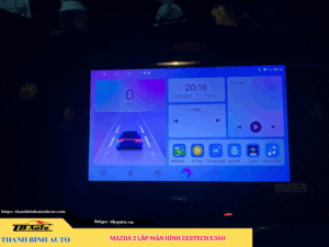 Mazda 2 lên màn hình Zestech E360 1 Mazda 2 lên màn hình Zestech E360 Thanh Bình Auto