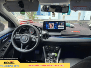Led nội thất V3 lắp cho xe Mazda 2 Thanh Bình Auto