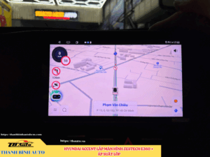 Hyundai Accent gắn màn hình Zestech E360 + Cảm biến áp suất lốp 3 Hyundai Accent gắn màn hình Zestech E360 + Cảm biến áp suất lốp Thanh Bình Auto