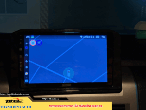 Mitsubishi Triton lên màn hình Oled X4 3 Mitsubishi Triton lên màn hình Oled X4 Thanh Bình Auto