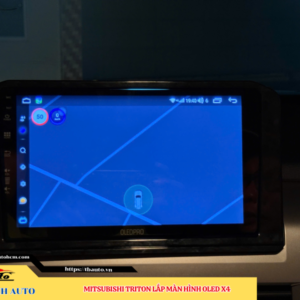 Mitsubishi Triton lên màn hình Oled X4 Thanh Bình Auto