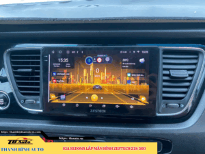 Kia Sedona lên màn hình Zestech Z18 360 Thanh Bình Auto