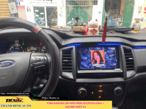 Ford Ranger gắn màn hình Zestech S100J + Led nội thất V4 1 Ford Ranger gắn màn hình Zestech S100J + Led nội thất V4 Thanh Bình Auto